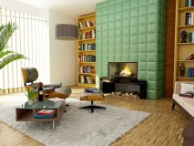 Kominek w domu i jego trudne czyszczenie.